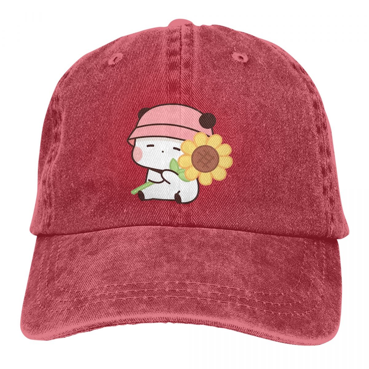 Golf Cap Dad - Prany męska czapka z daszkiem słonecznik