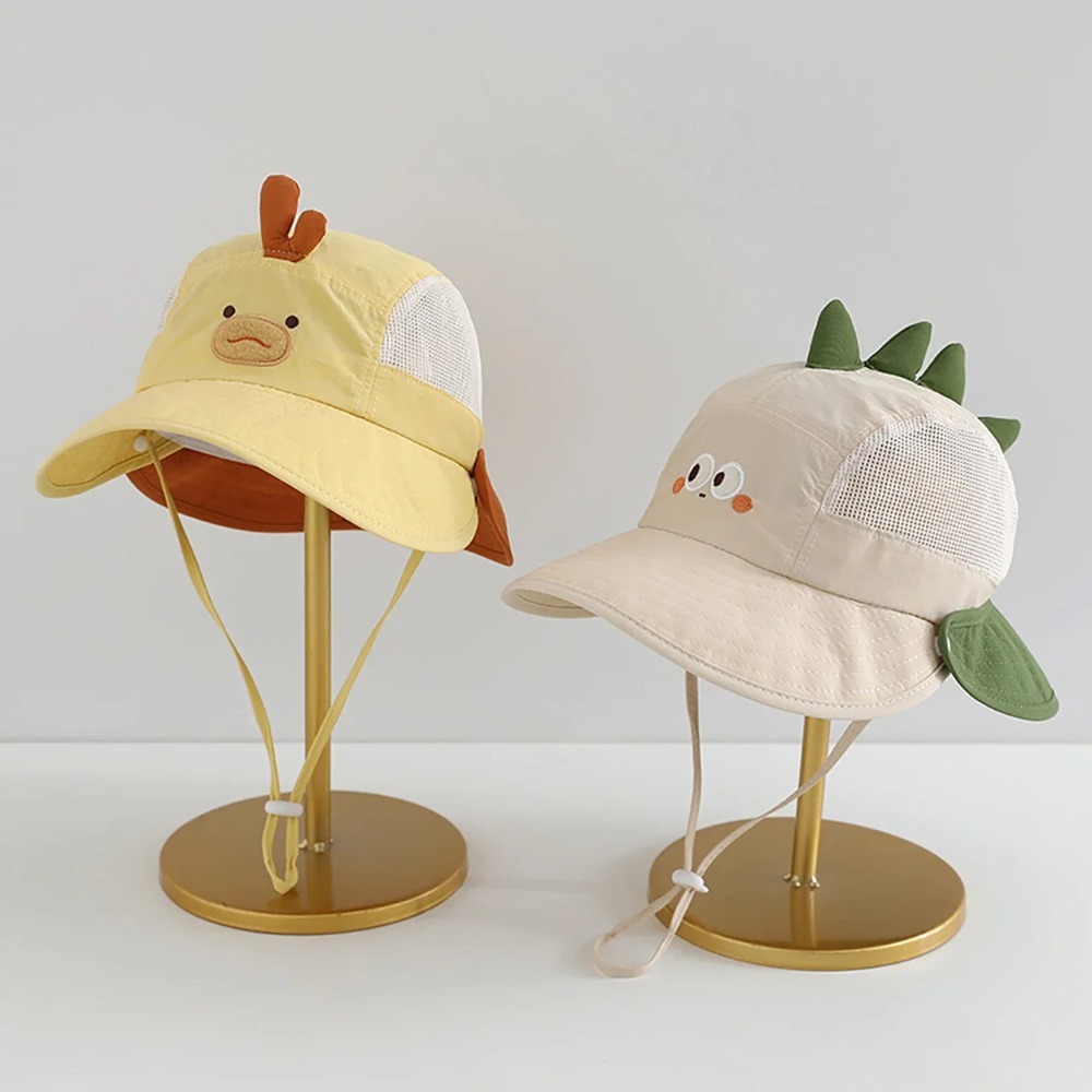 Visor Sun Hat - Uroczy dziecięcy kapelusz plażowy z uszami
