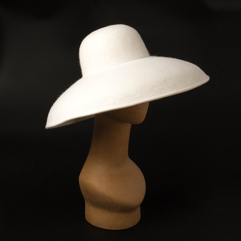 Klasyczny duży szeroki rondo k – Fedora Hat Wool recenzja i cena
