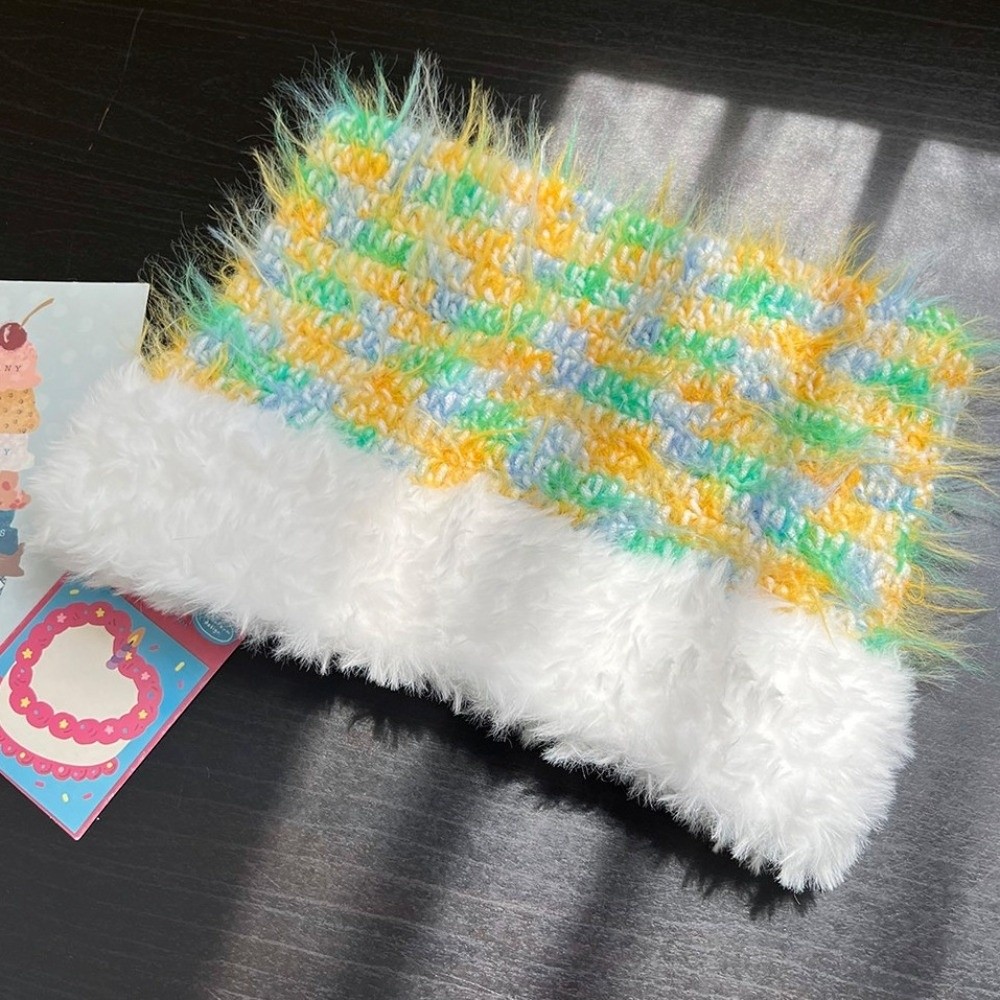 Urocza czapka z dzianiny z usz – Beanie Cuffed Knit recenzja i cena