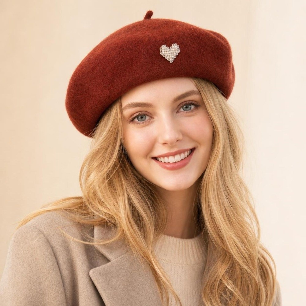 Modny, ciepły zimowy wełniany  – Beret French Wool recenzja i cena