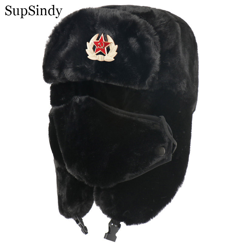 SupSindy Armia wojskowy radzie – Winter Trapper Hat recenzja i cena