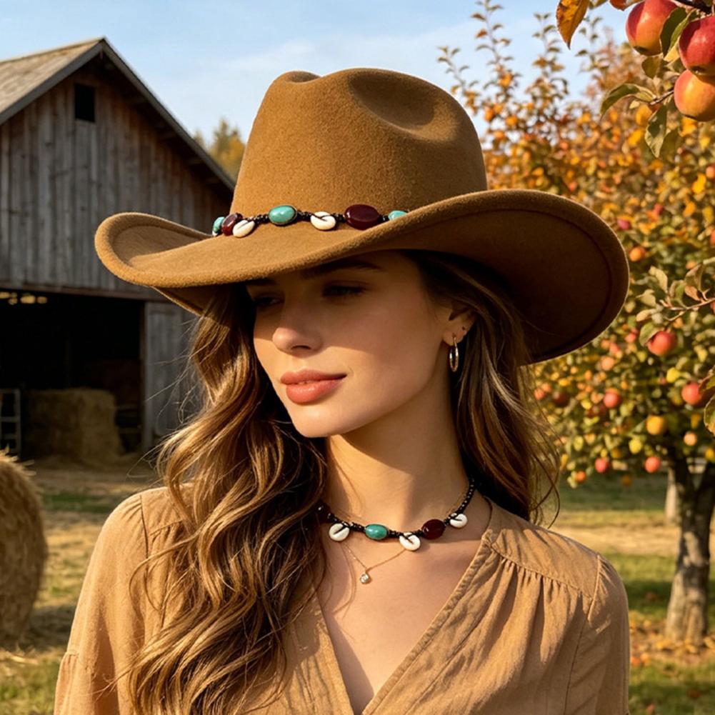 Kapelusz w stylu westernowym,  – Fedora Hat Wool recenzja i cena